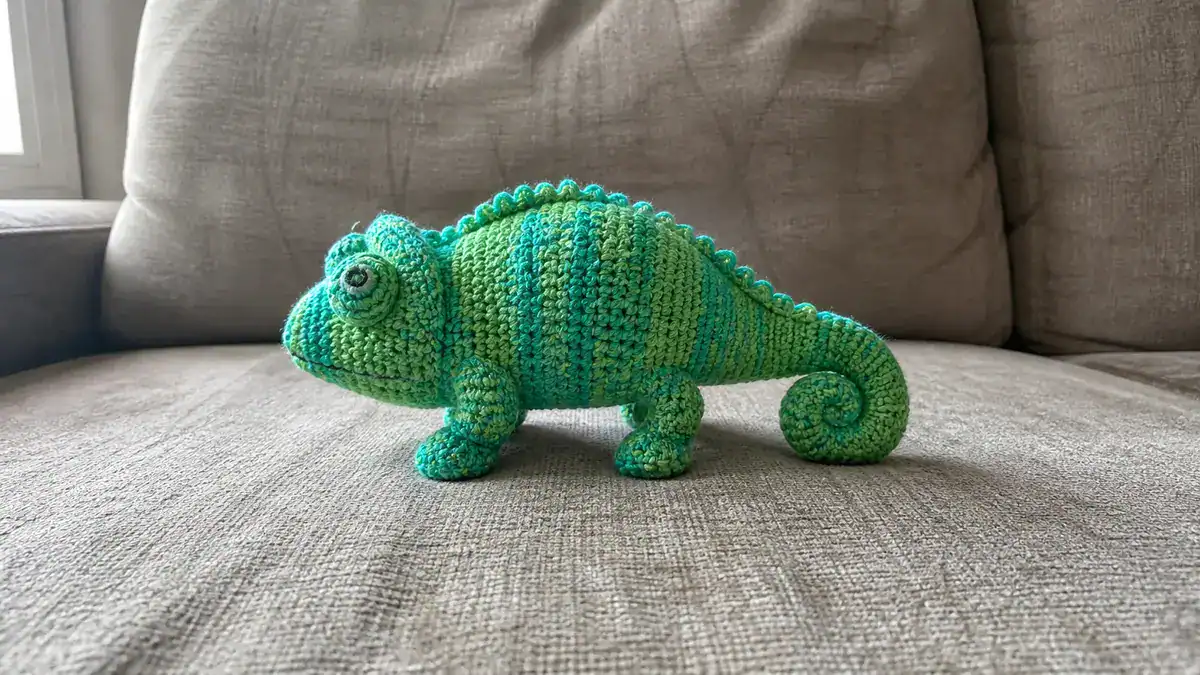 30 Chameleon Crochet Patterns to Stitch for Gifts, Decor, and Playful Amigurumi, handmade crochet project