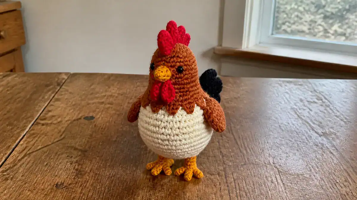 30 Rooster Crochet Patterns to Add Farmhouse Charm to Your Home Decor, handmade crochet project