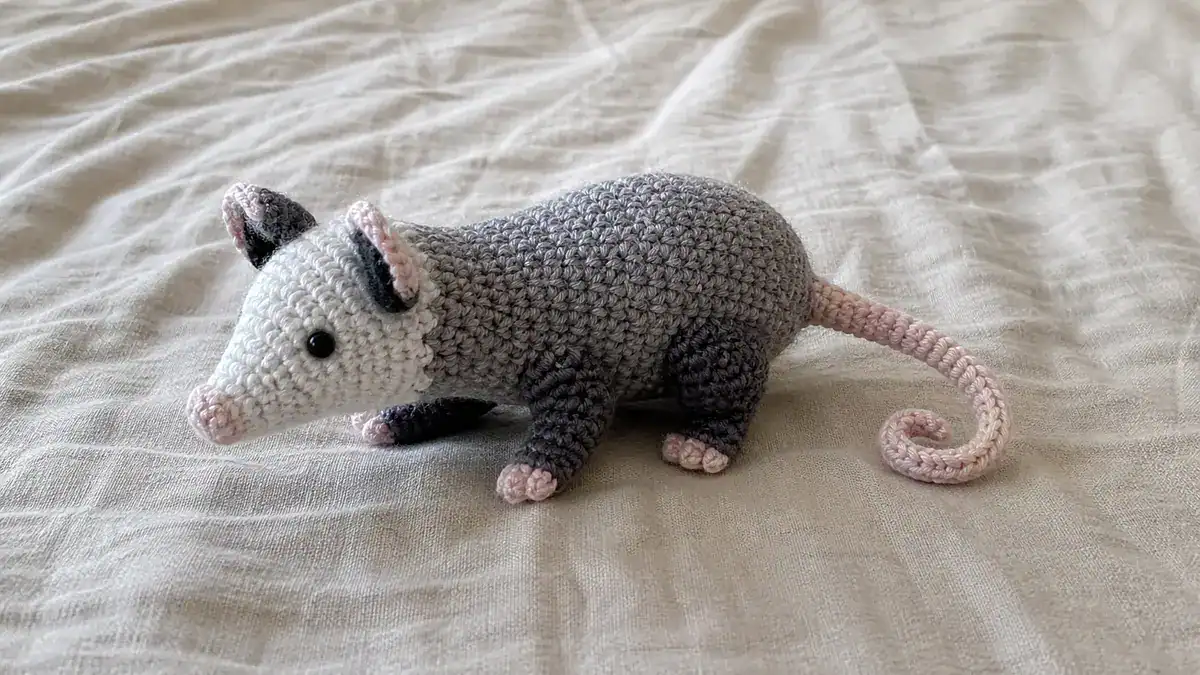 30 Opossum Crochet Patterns for Cute, Quirky Amigurumi Projects, handmade crochet project