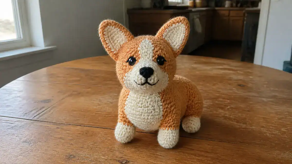 30 Corgi Crochet Patterns for Amigurumi, Pillows, Keychains, and Dog-Lover Gifts, handmade crochet project