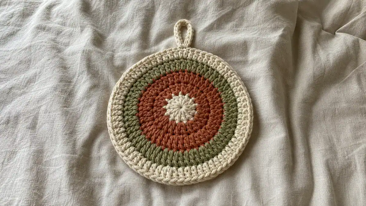 30 Round Potholder Crochet Patterns for Kitchen Decor, Gifts, and Everyday Use, handmade crochet project