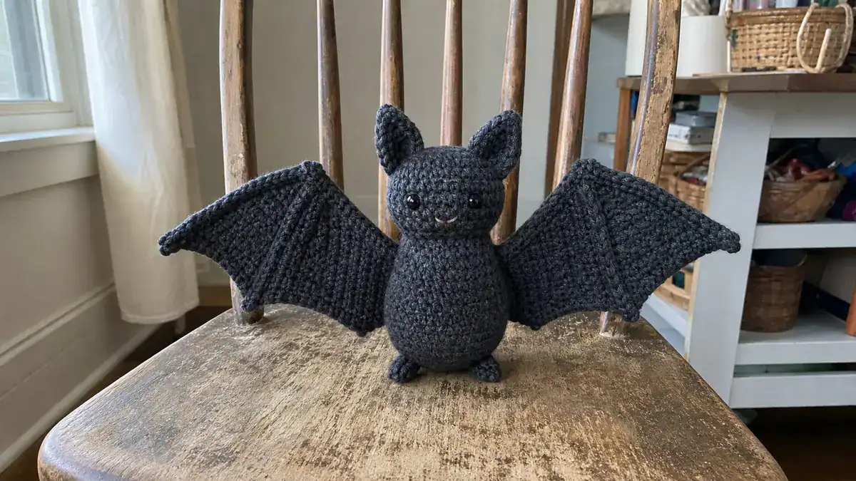 30 Bat Crochet Patterns for Halloween Decor, Gifts, and Spooky-Cute Amigurumi, handmade crochet project