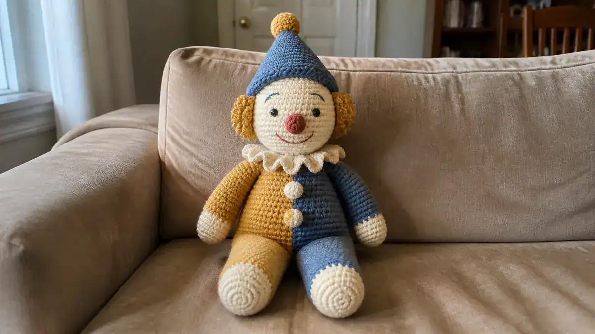 30 Clown Crochet Patterns to Add Color, Character, and Circus Charm, handmade crochet project