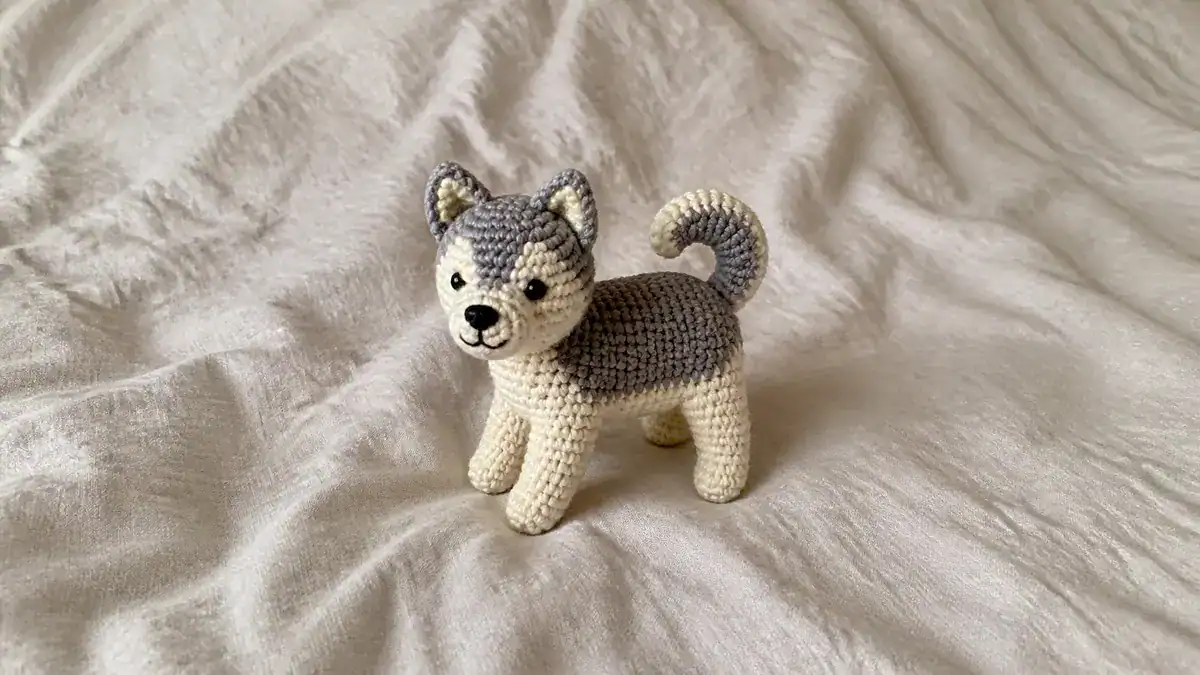 30 Husky Crochet Patterns for Plushies, Loveys, Cup Cozies, and Handmade Gifts, handmade crochet project