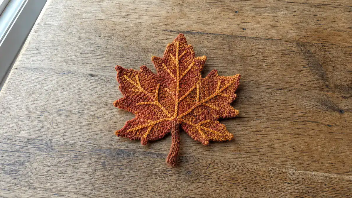 21 Maple Leaf Crochet Patterns: Add Autumnal Charm to Your Creations, handmade crochet project