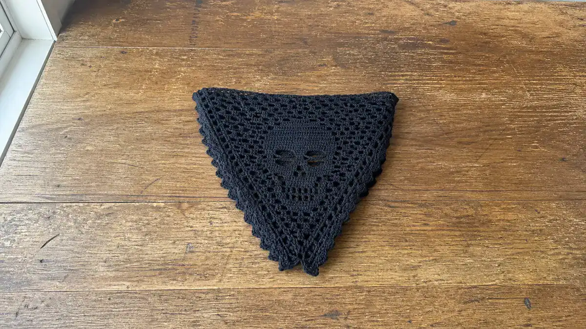 19 Skull Shawl Crochet Patterns: Stylish Designs for Crafty Rebels, handmade crochet project