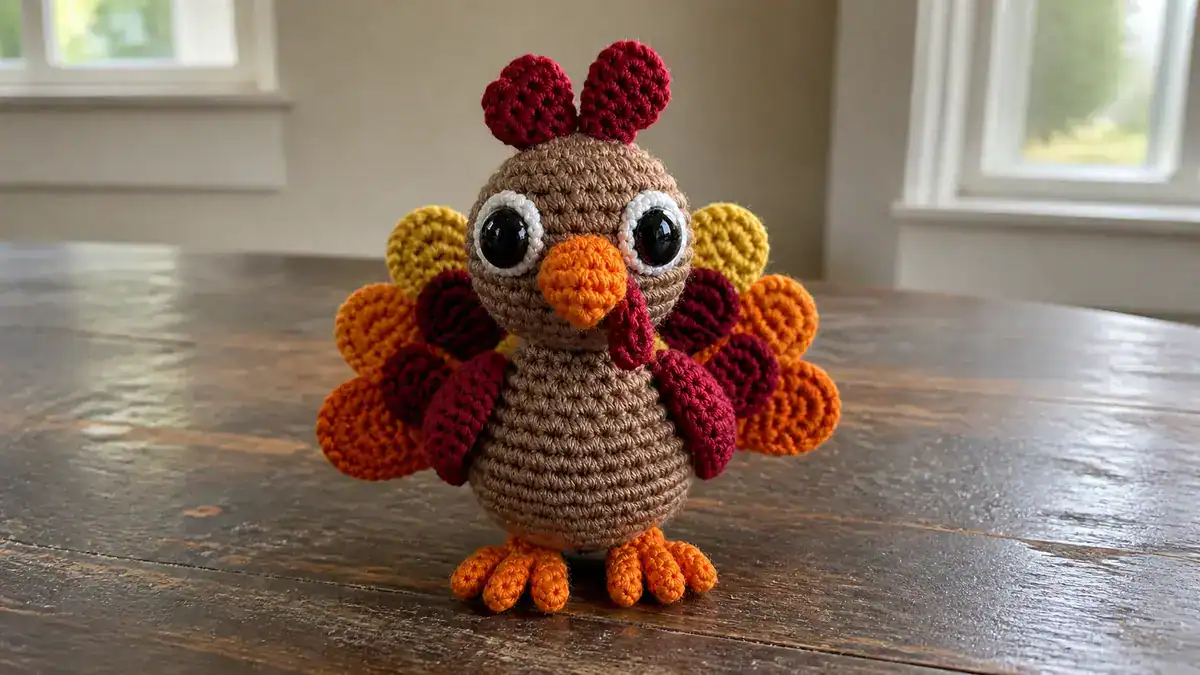 12 Turkey Crochet Patterns: Create Festive Thanksgiving Decorations, handmade crochet project