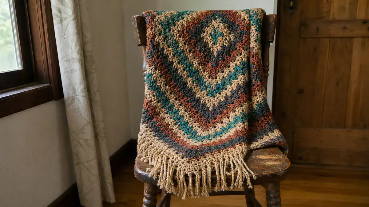 30 Native American Crochet Patterns to Explore: Blankets, Dolls, Motifs, and More, handmade crochet project