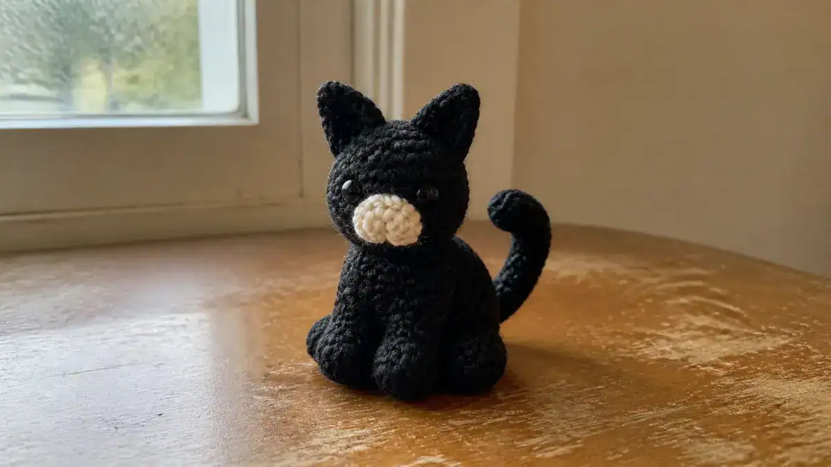30 Black Cat Crochet Patterns for Amigurumi, Bags, Keychains, and Cozy Handmade Gifts, handmade crochet project