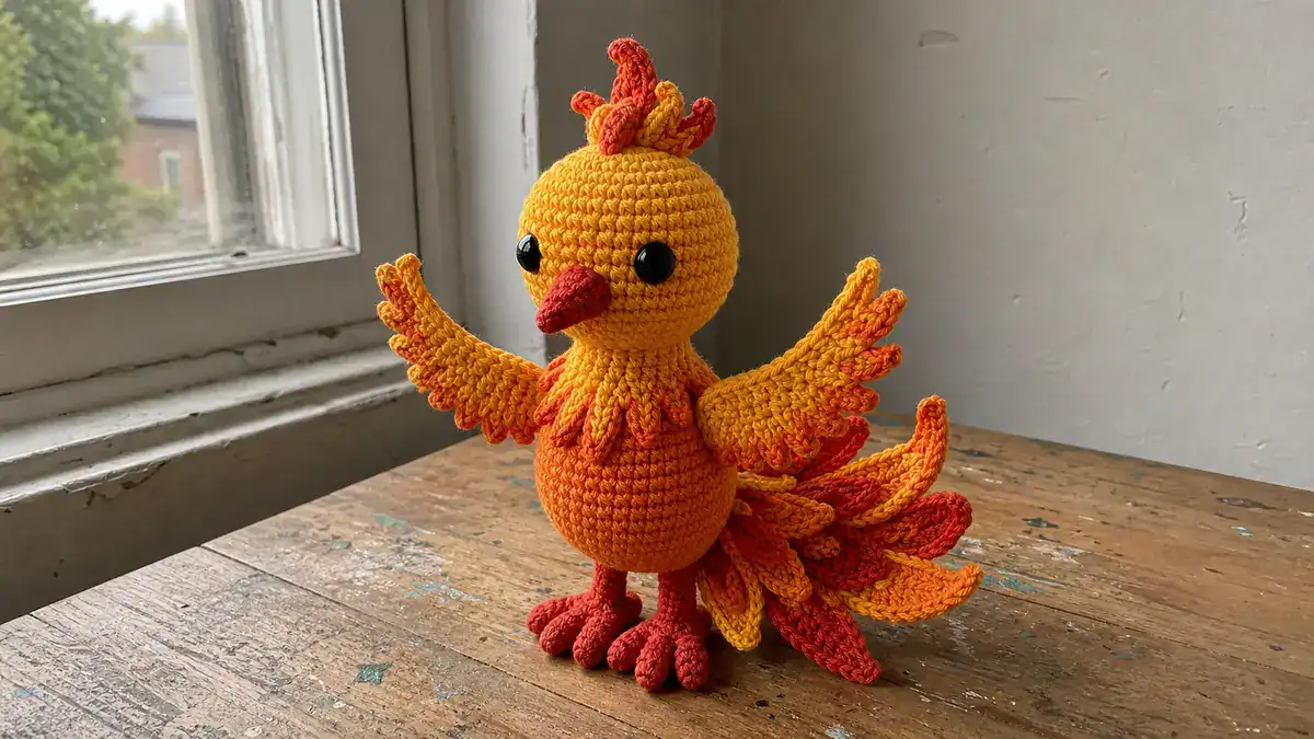 30 Phoenix Crochet Patterns to Make This Mythical Bird Shine in Yarn, handmade crochet project