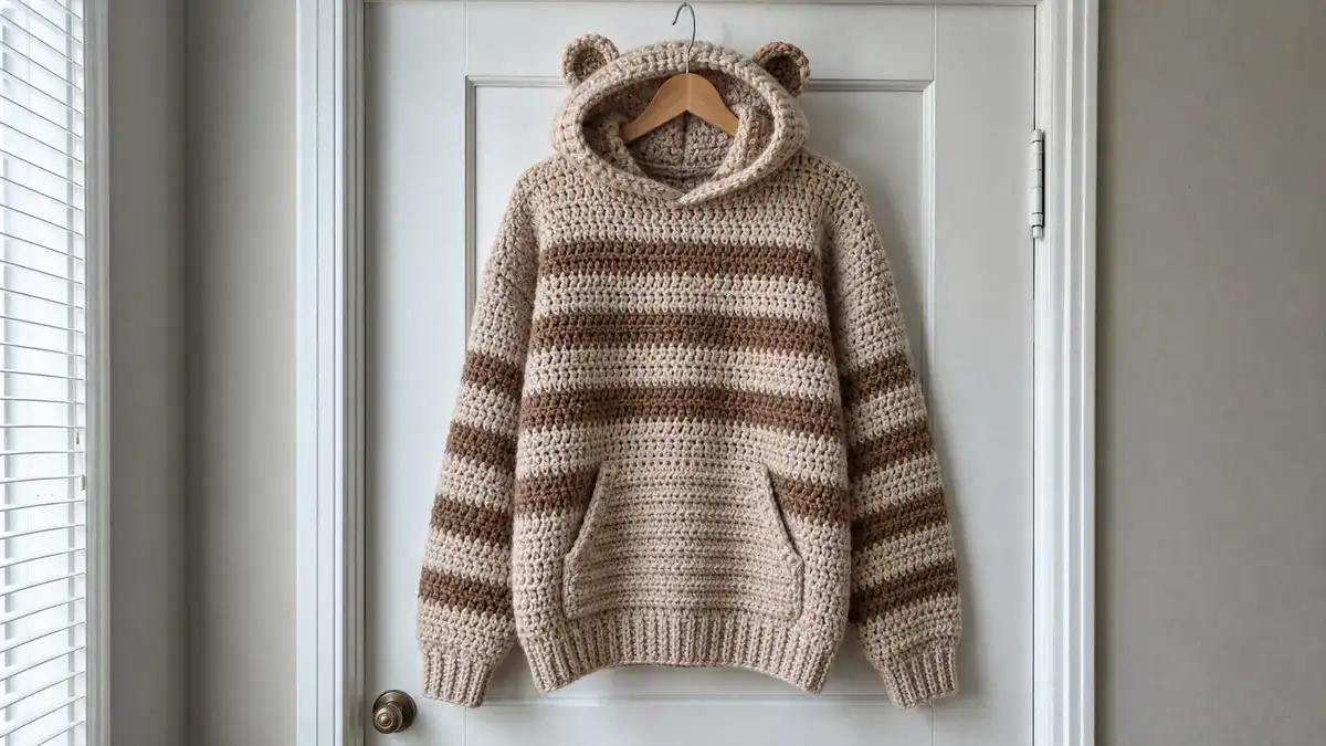 30 Hoodie Crochet Patterns: Cozy Pullovers, Animal Hoods, and Giftable Crochet Ideas, handmade crochet project