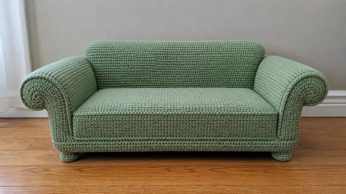 17 Cat Couch Crochet Patterns: Unleash Your Creativity with Fun & Stylish Designs, handmade crochet project