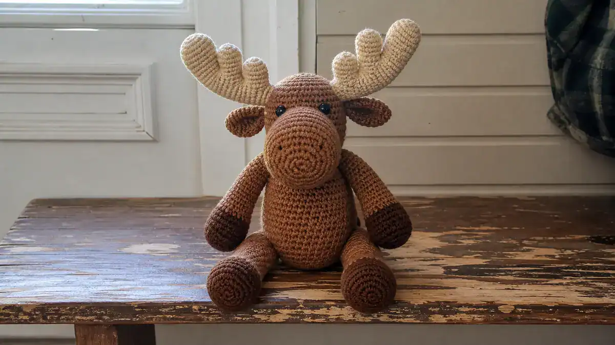 30 Moose Crochet Patterns: Woodland Amigurumi, Loveys, Plushies, and More, handmade crochet project