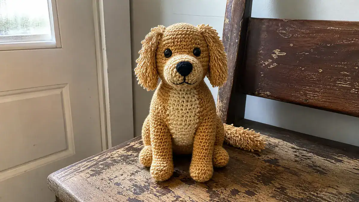 30 Golden Retriever Crochet Patterns to Make a Loyal Handmade Pup, handmade crochet project