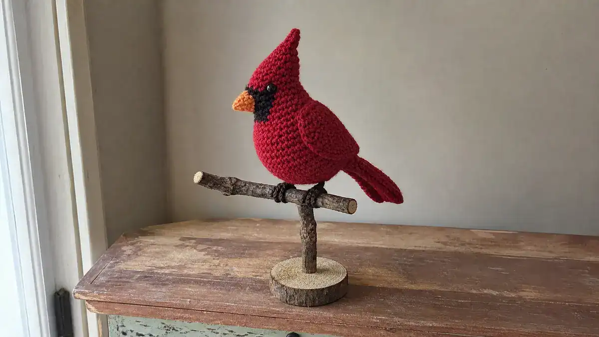 30 Cardinal Crochet Patterns to Stitch for Gifts, Decor, and Bird Lovers, handmade crochet project