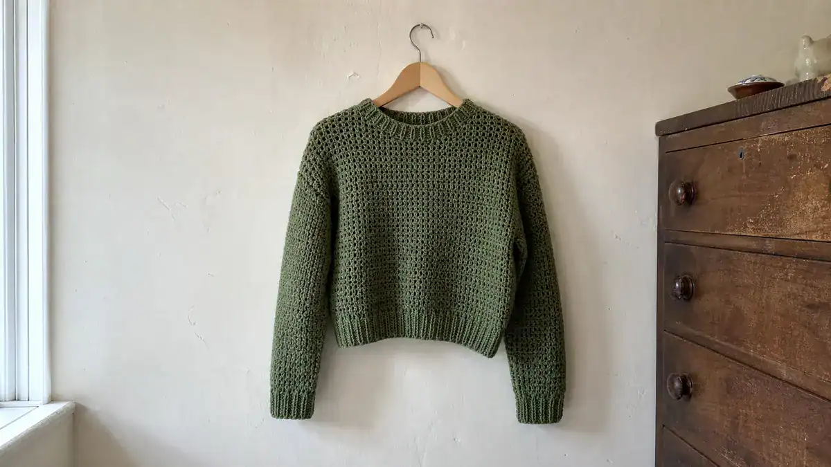 26 Cropped Sweater Crochet Patterns: Upgrade Your Wardrobe Handmade Style, handmade crochet project