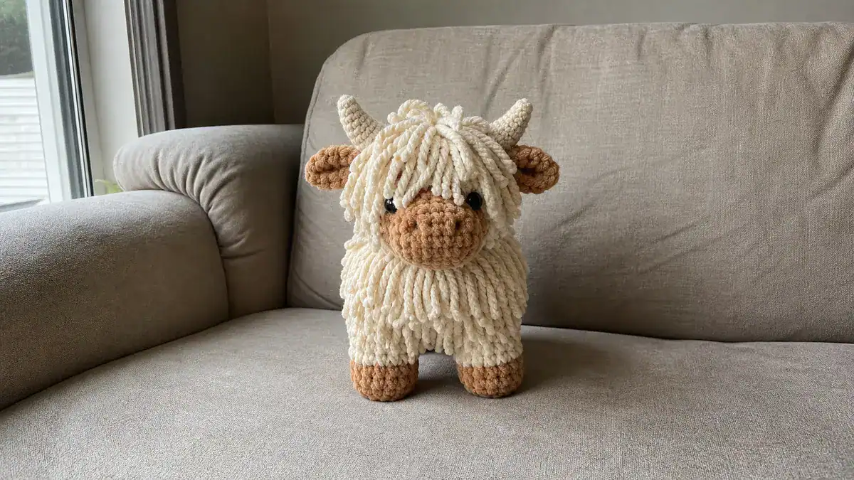 29 Fluffy Cow Crochet Patterns: Add Cuteness to Every Corner of Your Home!, handmade crochet project