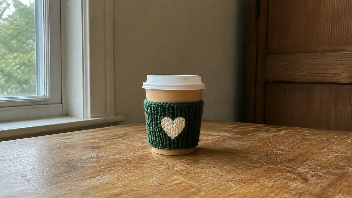 40 Starbucks Cup Cozy Crochet Patterns: Perfect for Coffee Lovers!, handmade crochet project