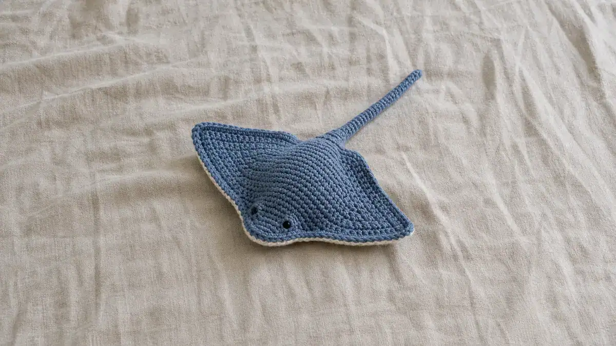 30 Stingray Crochet Patterns for Ocean-Inspired Amigurumi, Plushies, and Giftable Makes, handmade crochet project