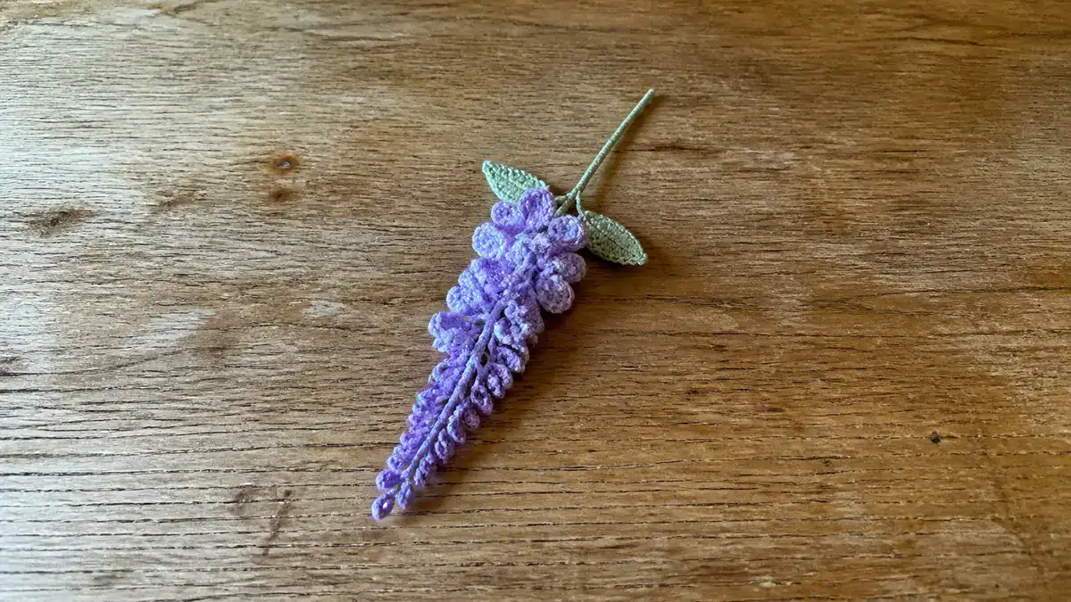 30 Wisteria Crochet Patterns for Floral Decor, Garlands, and Gifts, handmade crochet project