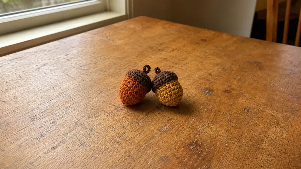 12 Acorn Crochet Pattern: Unleash Your Creativity with Seasonal Designs, handmade crochet project