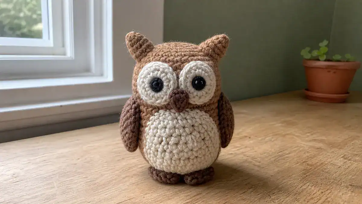 24 Owl Crochet Patterns: Easy, Cute, and Woodland-Inspired Projects, handmade crochet project