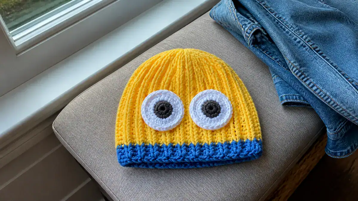 30 Minion Hat Crochet Patterns to Make for Kids, Adults, and Plushies, handmade crochet project