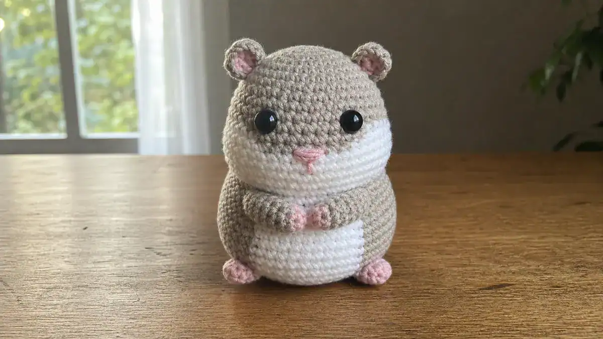 30 Hamster Crochet Patterns for Adorable Gifts, Desk Decor, and Tiny Plushie Fun, handmade crochet project