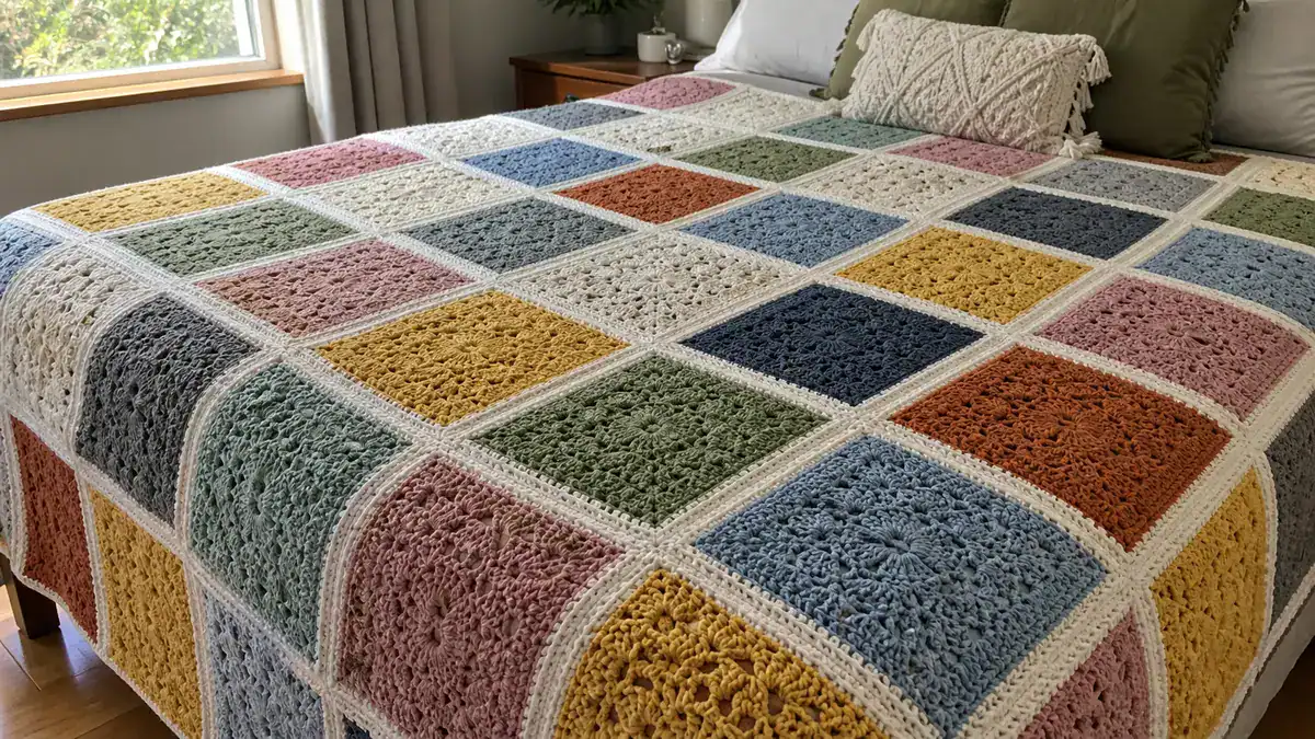 20 Beautiful Crochet Quilt Patterns You Will Want to Make, handmade crochet project