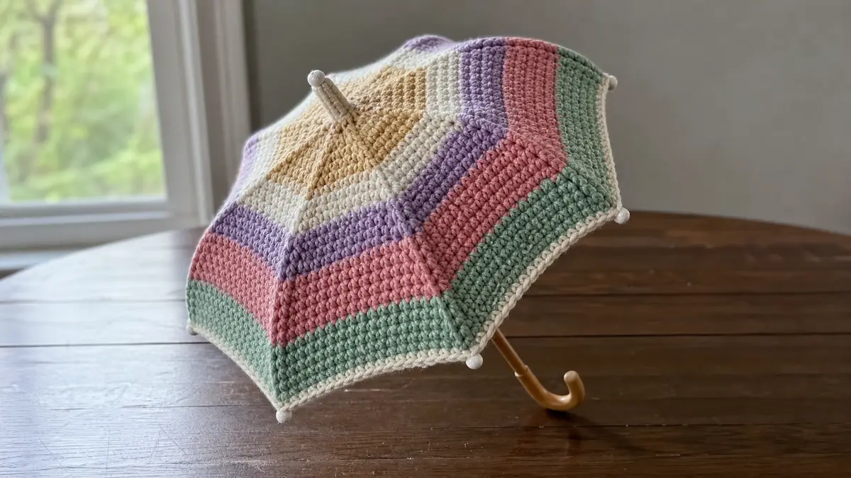 30 Beautiful Crochet Umbrellas and Patterns You Will Love!, handmade crochet project