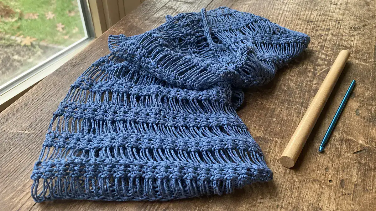 20 Beautiful Broomstick Lace Crochet Patterns You Must See, handmade crochet project
