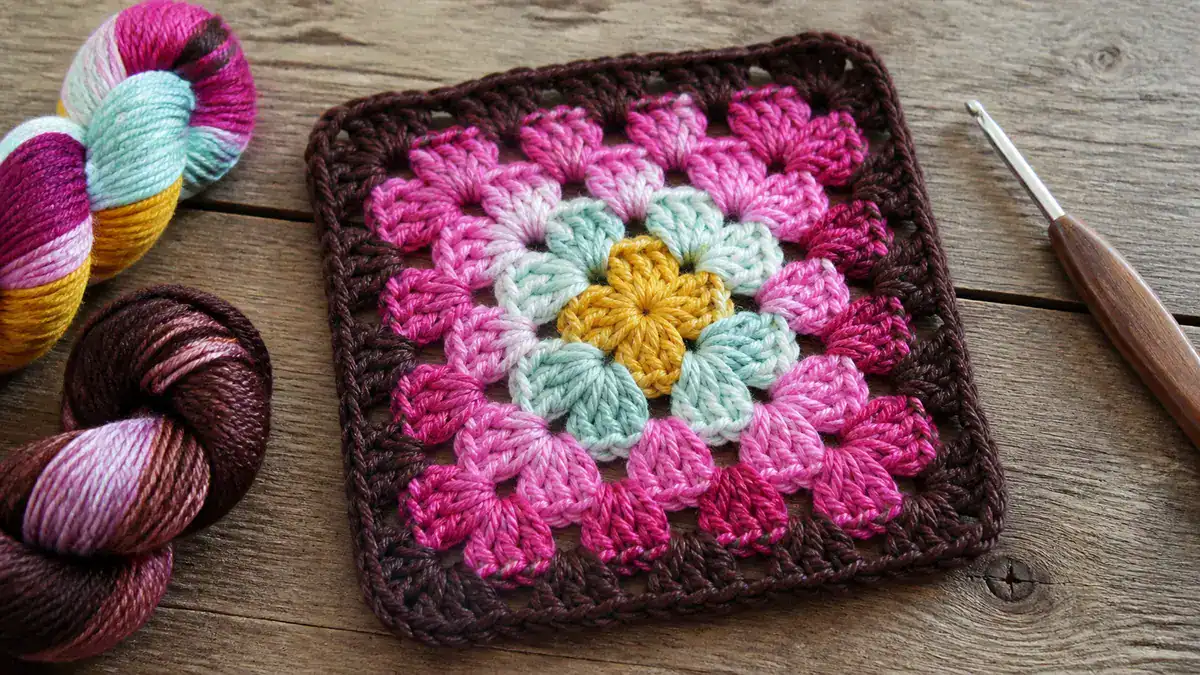 Hand-Painted Yarn vs. Kettle Dyed Yarn, handmade crochet project