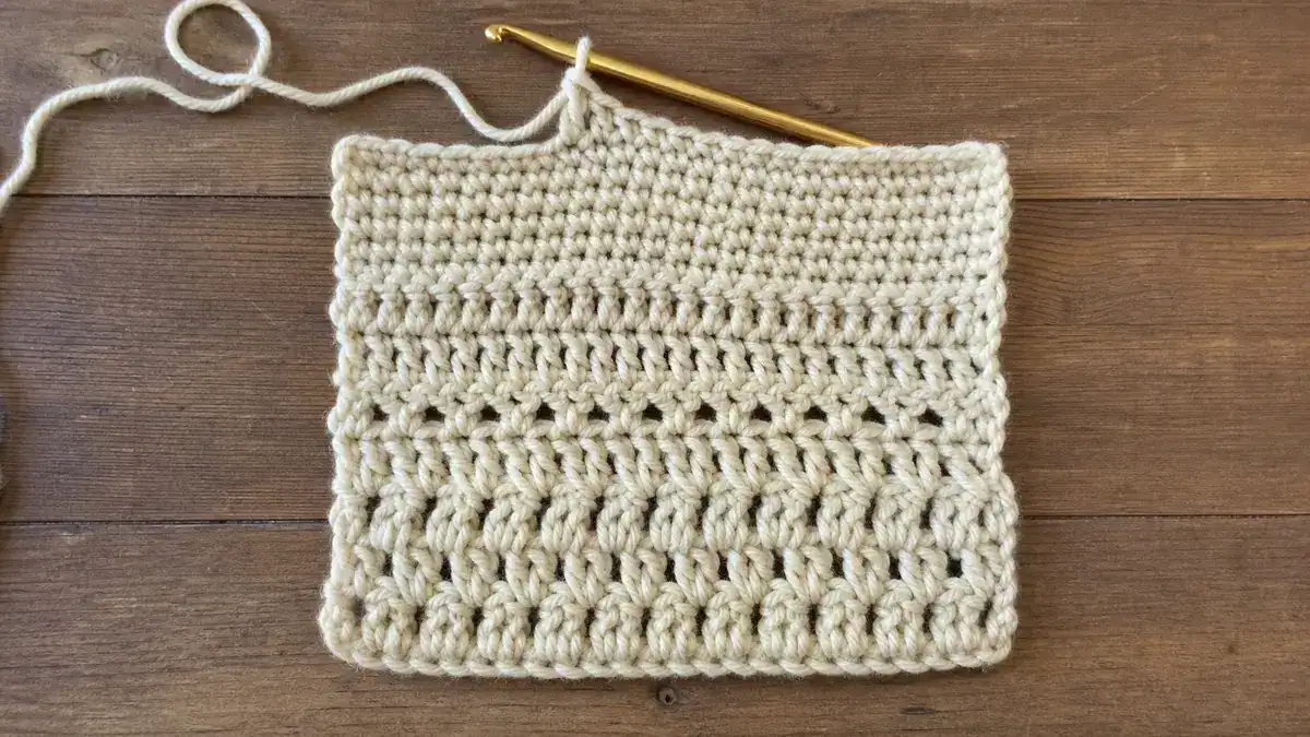 Crochet Stitches – Single, Half Double, Double and Treble, handmade crochet project