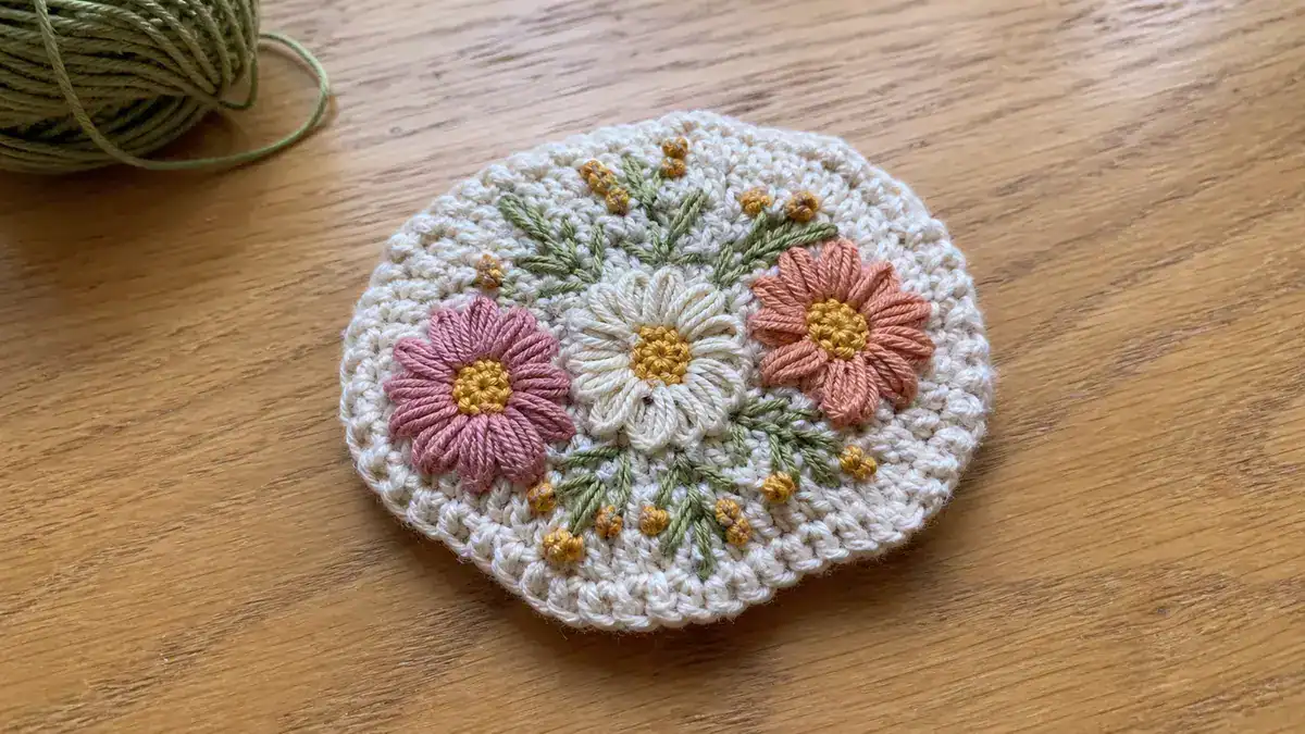Interview with Embroidery Artist Jessica Merle, handmade crochet project