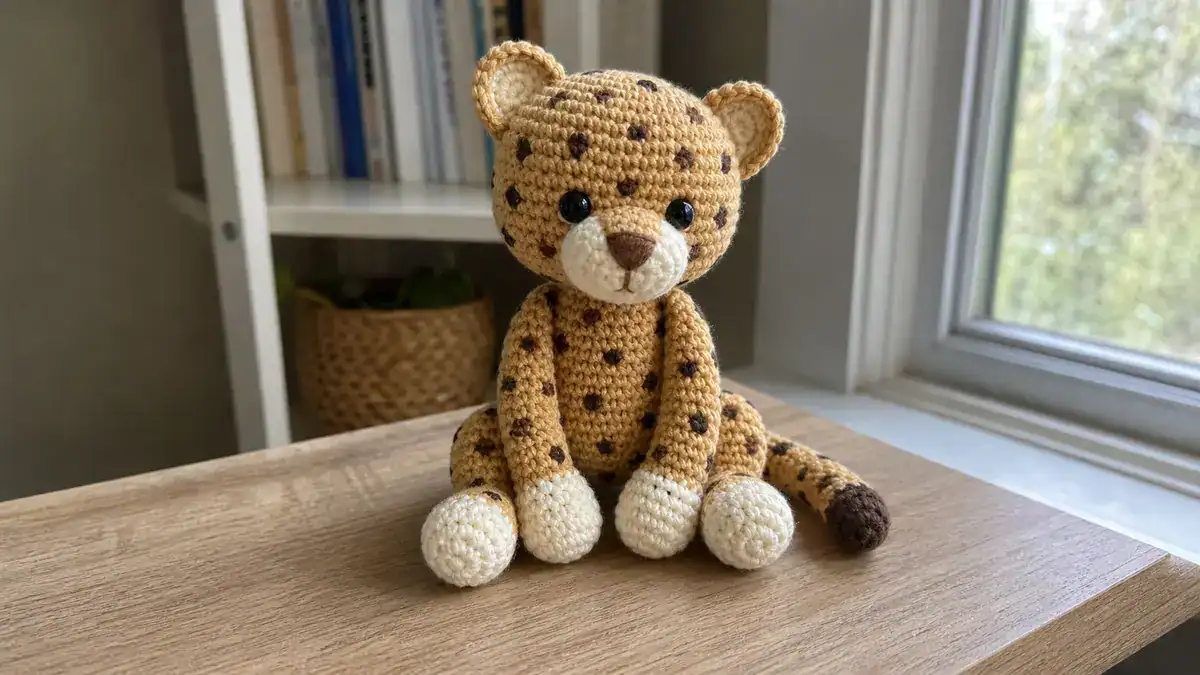 Endangered Animal Crochet: Leopard Crochet Patterns, handmade crochet project