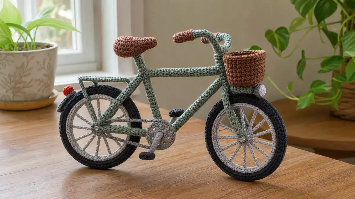 30 Bicycle Crochet Patterns for Bikes, Decor, Gifts, and Cozy Home Projects, handmade crochet project