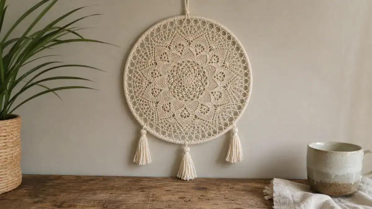 Crochet Dreamcatcher Patterns: 26 Beautiful Designs, handmade crochet project