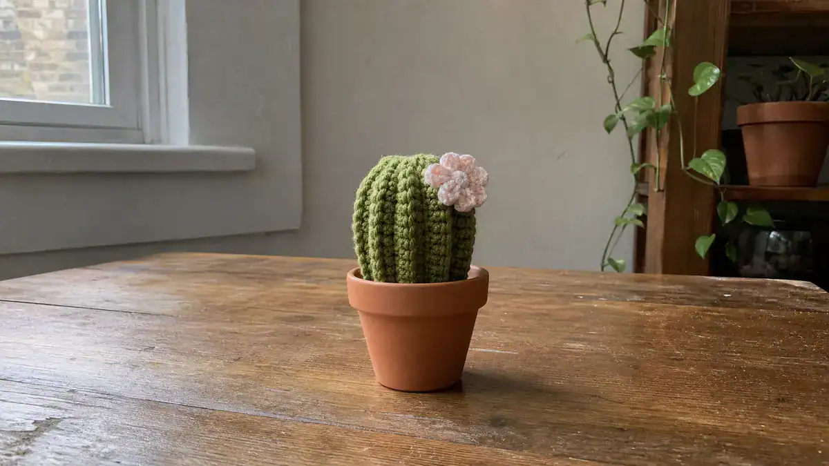You Won’t Believe How Easy It Is to Make This Viral Crochet Cactus, handmade crochet project