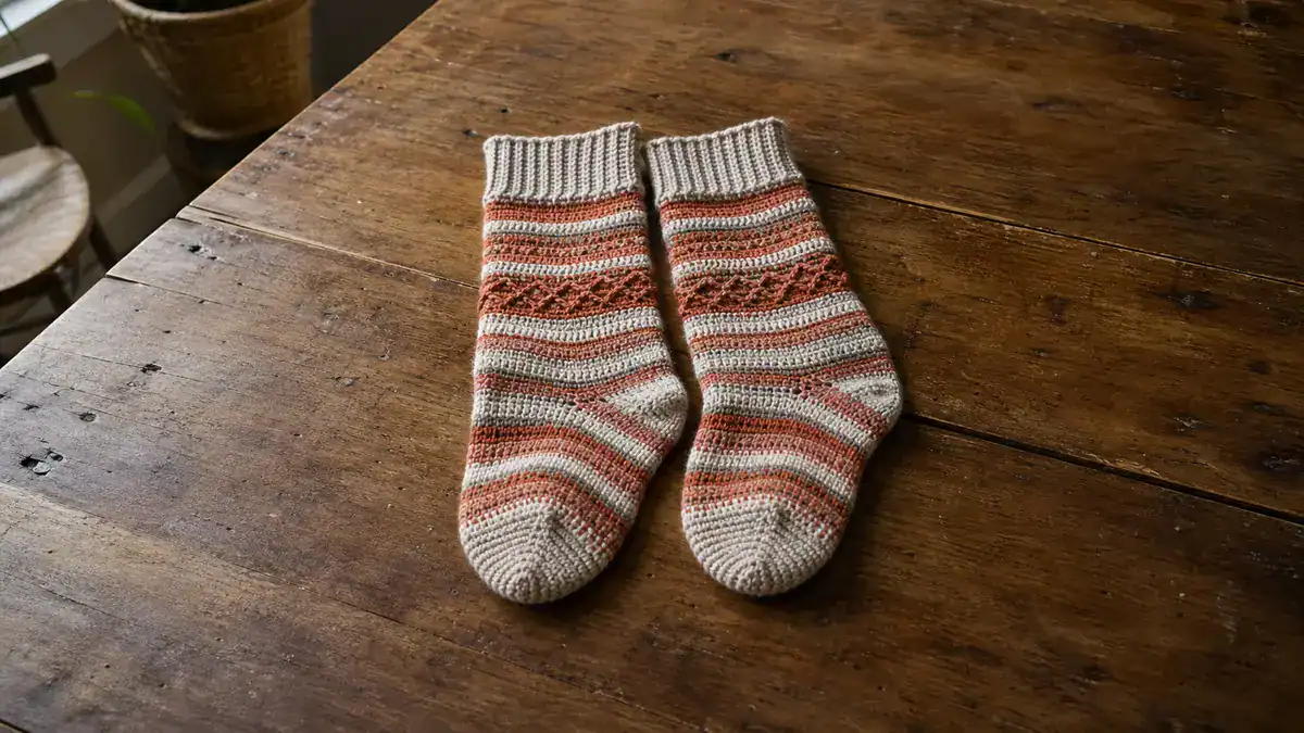 Inspiring Examples of Crochet Socks, handmade crochet project