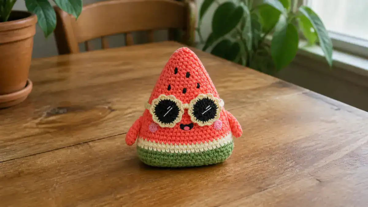 Crochet Watermelon Patterns to Cheer You Up, handmade crochet project