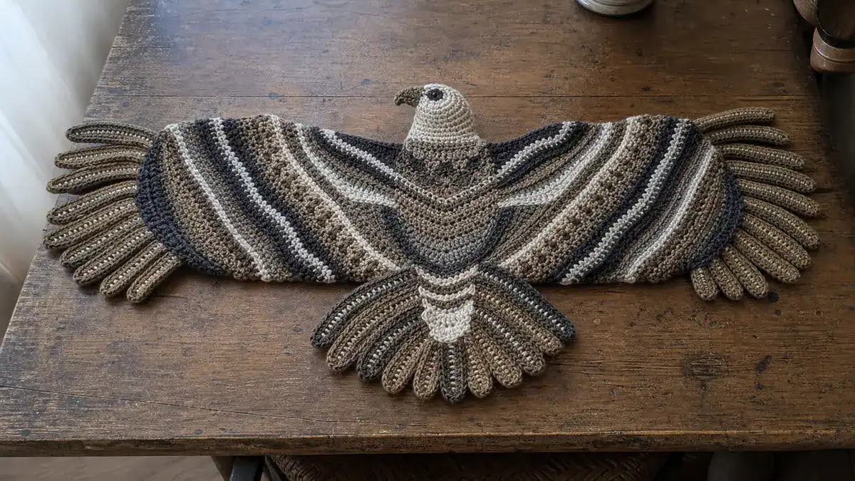 Interview with Crochet Artist Ann Benoot, handmade crochet project