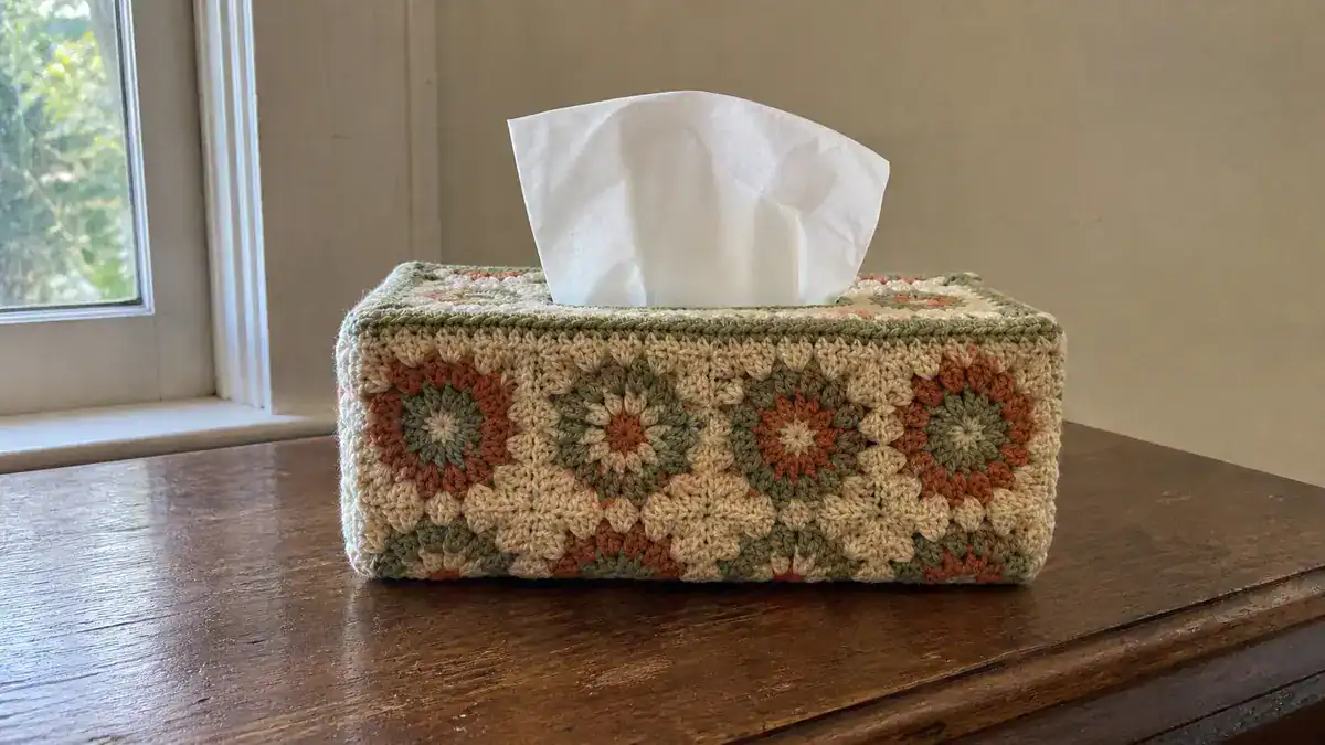 Granny Chic: 7 Tissue Box Crochet Cozies, handmade crochet project