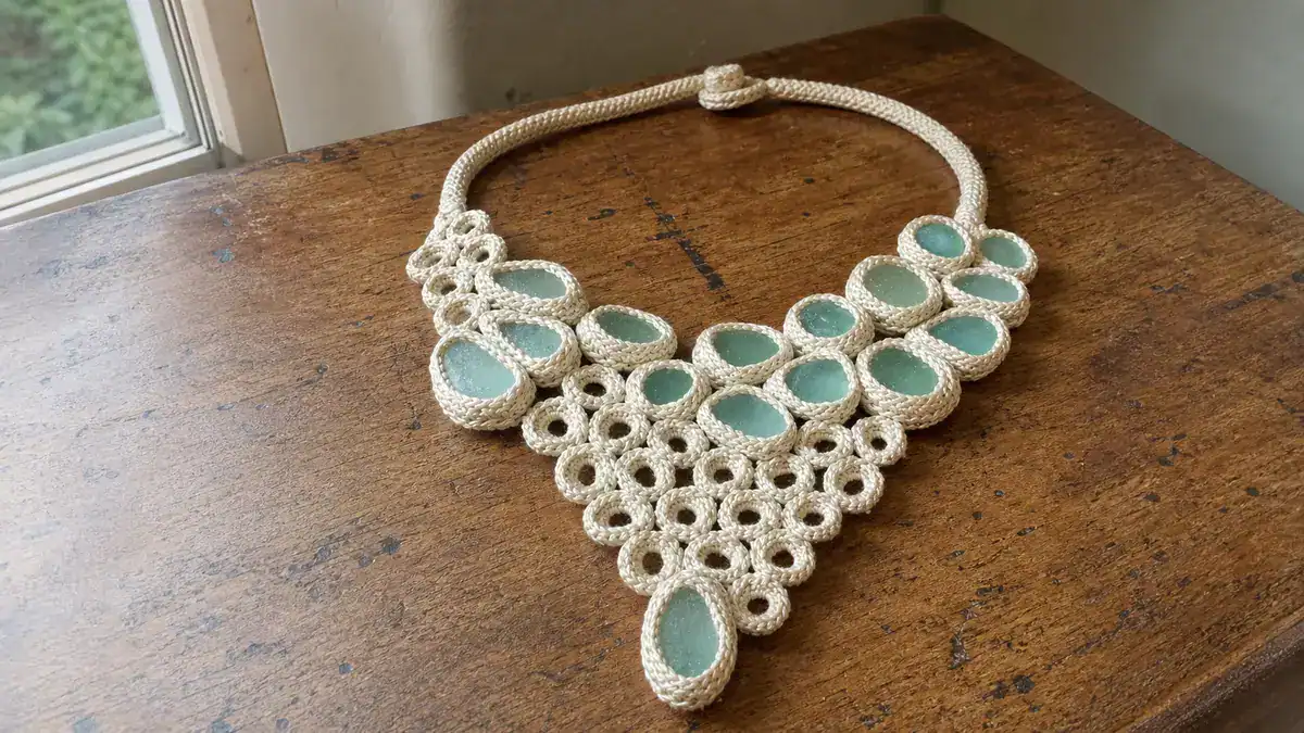 20 Inspiring Examples of Glass + Crochet, handmade crochet project