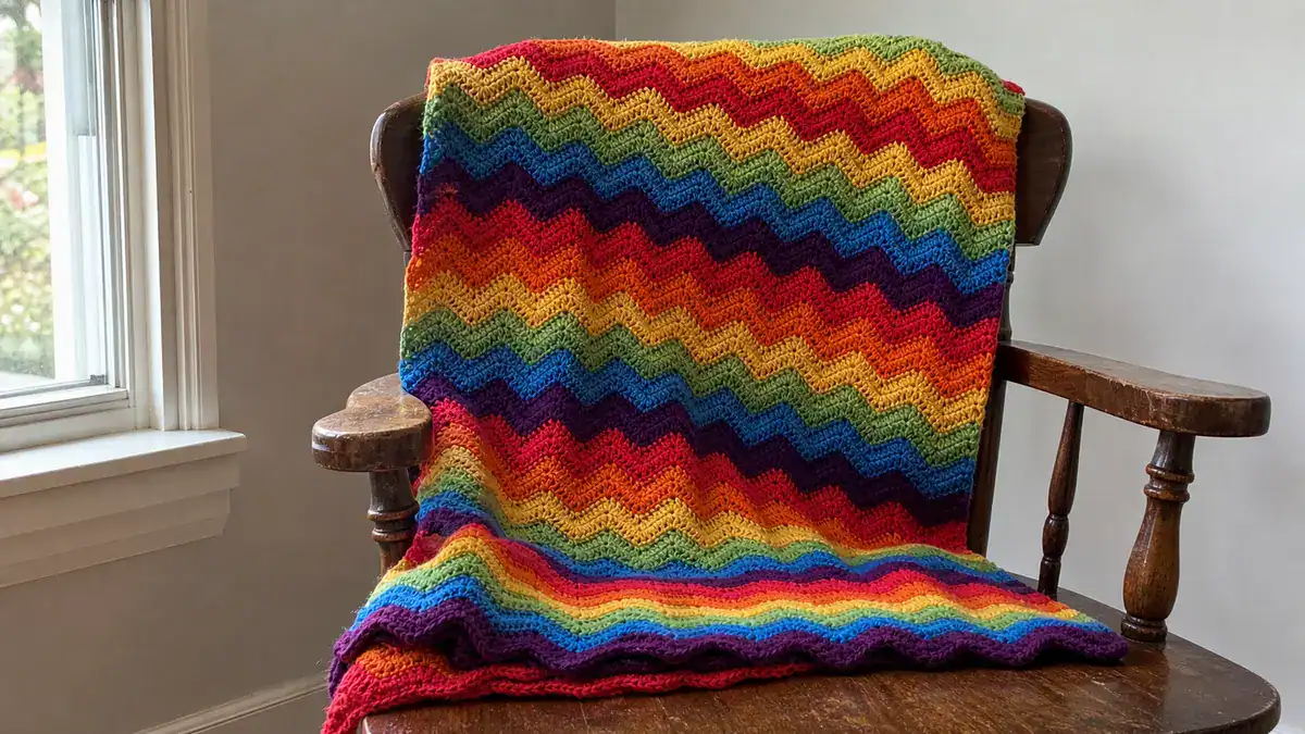Crochet Inspiration: 60 Chevrons, Ripples, Waves (Patterns and Photos), handmade crochet project