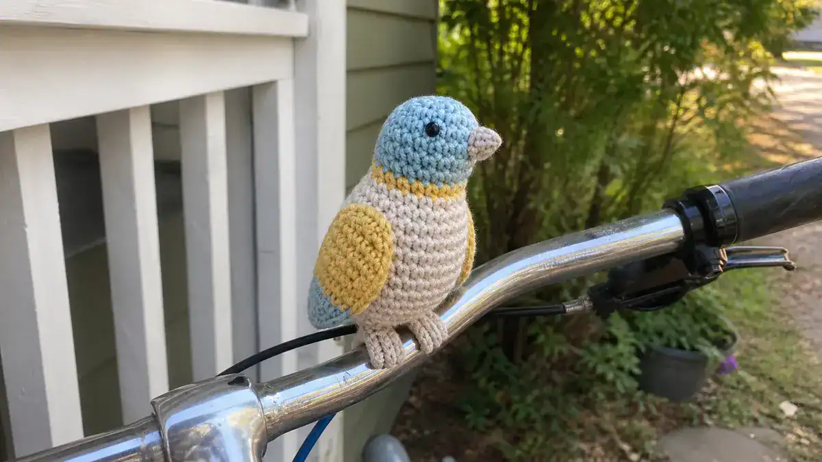 Bicycle Crochet Inspiration for National Bike Month, handmade crochet project