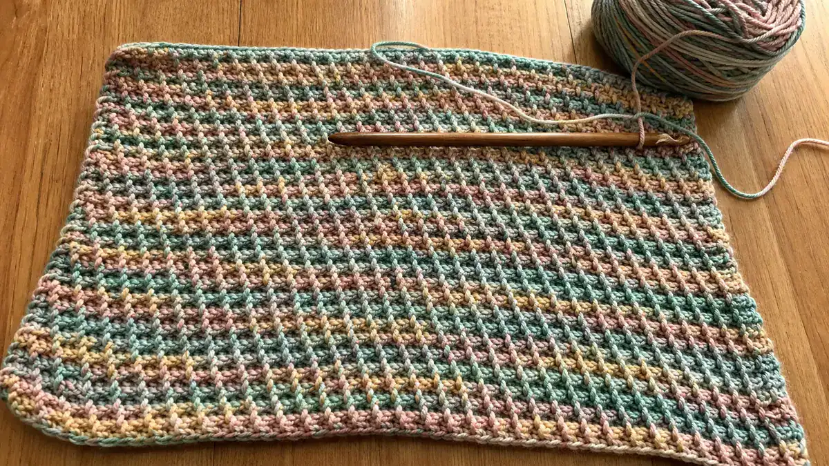 Tunisian Crochet Design: 15 Stunning, Vibrant Patterns, handmade crochet project