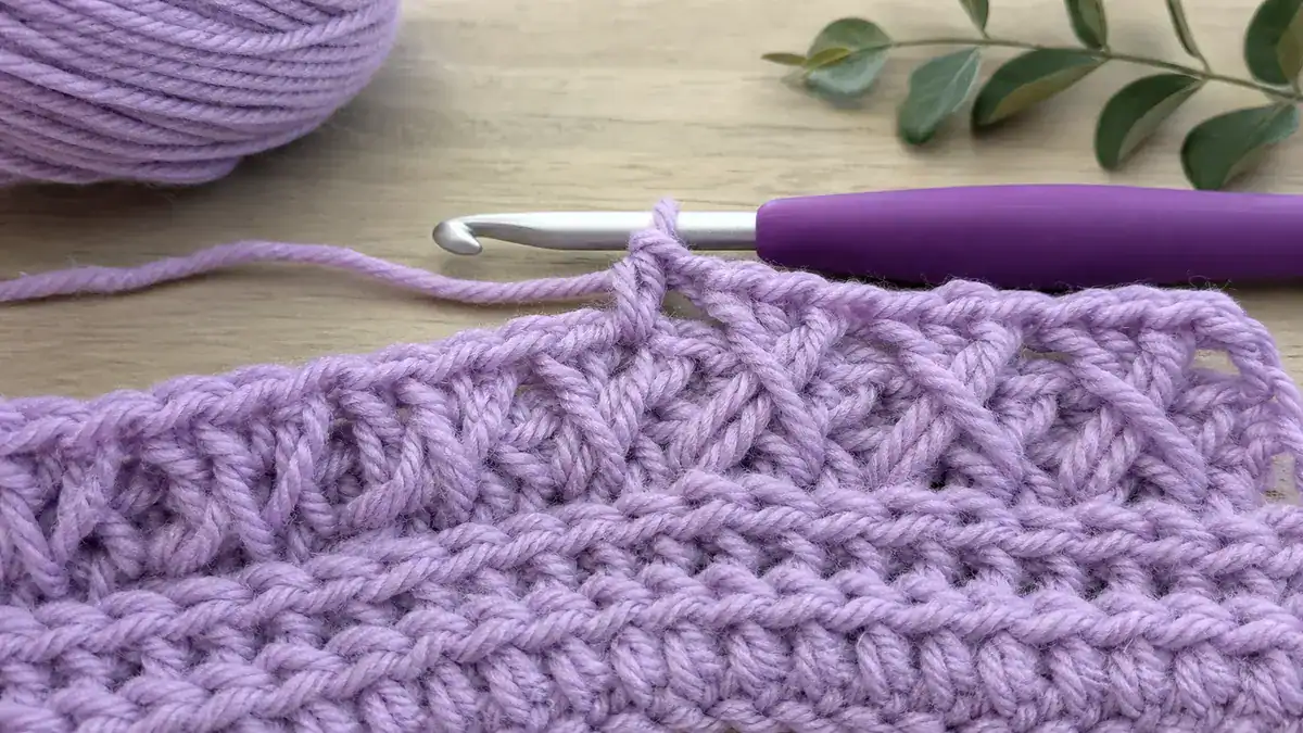 How to Crochet the Crossed Double Crochet (and Treble Crochet), handmade crochet project