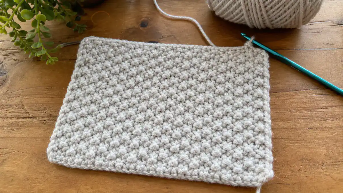 How to Crochet the Extended Seed Stitch, handmade crochet project