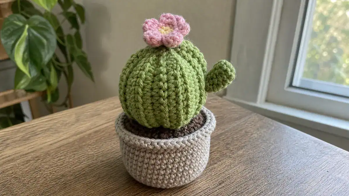 23 Free and Paid Crochet Cactus Patterns You’ll Want To Try, handmade crochet project