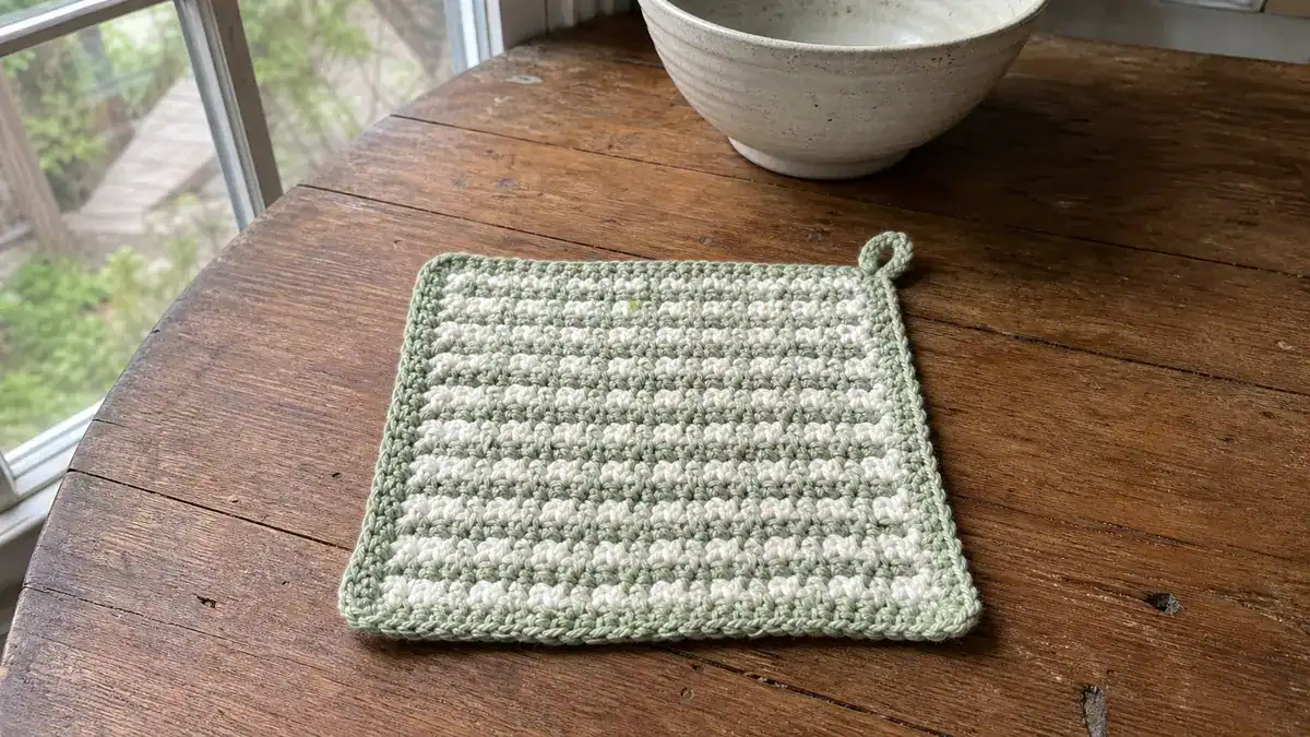 9 Best Crochet Washcloth, Dishcloth and Potholder Patterns, handmade crochet project